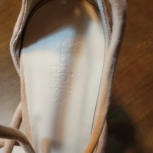 Charlotte Russe Strappy Zip Up Heels NWOT - Picture 2 of 6